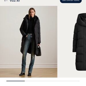 Ralph Lauren MEDIUM quilted down coat